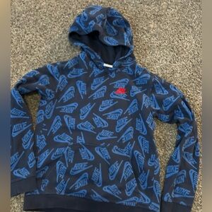 Boys XL blue Nike Hoodie